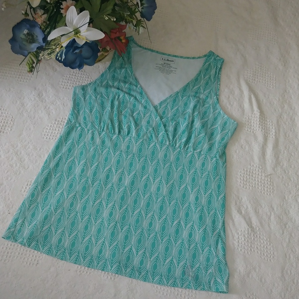 FINAL SALE L. L. Bean Sleeveless Blouse NWOT